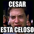 Meme crying peter parker - Cesar Esta celoso - 28365316
