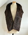 Vintage 1940s Mink Stole Wrap Rich Mocca Exceptionally Soft Luxurious ...