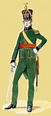 Officer of the 3rd company Nassau-Usingen Regiment, 1815 Nassau ...