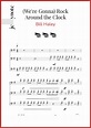 partituras de Bill Haley "(We're Gonna) Rock Around the Clock" Trompa ...