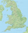 England Map - Map Of England With Towns And Villages | Map Of Zip Codes ...