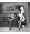 Clint Eastwood with his wife Maggie Johnson at their home in the ...