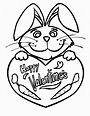 Valentine Coloring Pictures Printable Awesome Free Printable Valentine ...