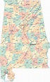 Alabama Road Map • Mapsof.net