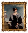 Franz Xaver Winterhalter | Portrait of a Lady Holding a Sprig of ...