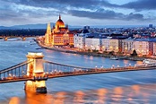Ungheria Budapest - Panorama del centro storico di Budapest, Ungheria ...