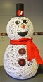 Haz muñecos de nieve con lana y pegamento muy fácil paso a paso