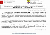CIRCULAR EXCURSIÓN ESPELEOLOGIA, ESCALADA Y MULTIAVENTURA EN PATONES 3º ...