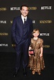 Bradley Cooper poses with daughter at 'Maestro' premiere