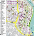 Downtown Portland map - Map downtown Portland (Oregon - USA)