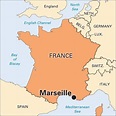 Marsella Francia Mapa