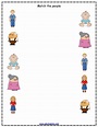Printable Family Worksheet For Kindergarten