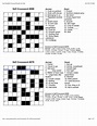 make your own crossword puzzle free printable free printable - free ...