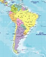 South america map - Free Large Images