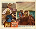 TALL MAN RIDING (1955) - Dorothy Malone is horseback and ready to meet ...