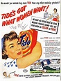 Tide 1950's ad.....I still use Tide | Retro ads, Vintage ads, Old ...