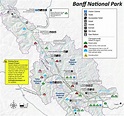 Banff National Park Tourist Map - Ontheworldmap.com