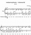 metamorphosis - interworld - Sheet music for Piano, Tambourine