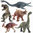 Large brachiosaurus dinosaur toy realistic solid plastic diecast model ...