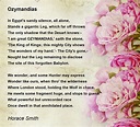 Ozymandias Poem by Horace Smith - Poem Hunter