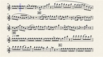 Rush E, Arr. for Flute | Song notes, Flute sheet music, Sheet music