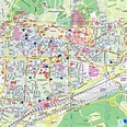 Kaarten van Karlsruhe | Gedetailleerde gedrukte plattegronden van ...