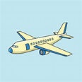 ilustración de avión aeronave vector avión dibujo 20853711 Vector en ...