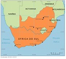 Blog de Geografia: Mapa da Africa do Sul
