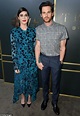 Lizzy Caplan and her husband Tom Riley enjoy a lovely evening out with ...