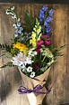 Wrapped Mixed Flower Bouquet in Boulder, CO | BOULDER GARDENS FLORIST
