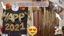 Decoracion para Año Nuevo 2021 | DIYs fáciles de hacer - YouTube