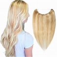 S-noilite One Piece Wire in Human Hair Extensions Miracle Secret ...