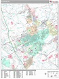 Allentown Pennsylvania Wall Map (Premium Style) by MarketMAPS - MapSales