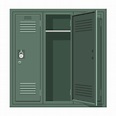 School locker vector design illustration isolated on white background ...