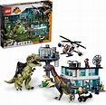 LEGO Jurassic World Dominion Giganotosaurus & Therizinosaurus Attack ...