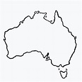Doodle dibujo a mano alzada del mapa de Australia. 3668495 Vector en ...