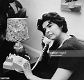British journalist and socialite Lady Jeanne Campbell , making a ...