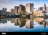 Newark, New Jersey, USA skyline on the Passaic River Stock Photo - Alamy