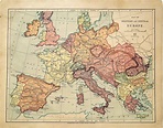 Карта мира 1890 года