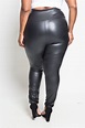 Plus Size Sleek High Waist Faux Leather Leggings – slayboo