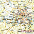Landkarte Brandenburg + Berlin - Vektor Download (Illustrator, PDF)