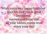 Happy birthday quotes and messages for special people