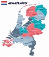 Holanda y los Países Bajos en mapas politicos fisicos y mudos