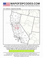 California 3 Digit Zip Code Map - Fill Online, Printable, Fillable ...