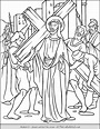 Stations of the Cross Catholic Coloring Pages for Kids - TheCatholicKid.com