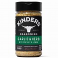 Kinder's Garlic and Herb with Sea Salt and Lemon Pepper Seasoning Blend ...