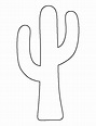 Printable Cactus Template | Pattern, Crafts, Cactus