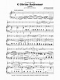 O Divine Redeemer For Violin And Piano By Charles Francois Gounod (1818 ...