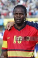 Fabrice Maieco Akwa, captain of the Angola football team is pictured ...