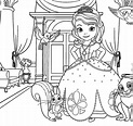 Princesa Sofia Para Colorir [Imprimir] – dibujos de colorear